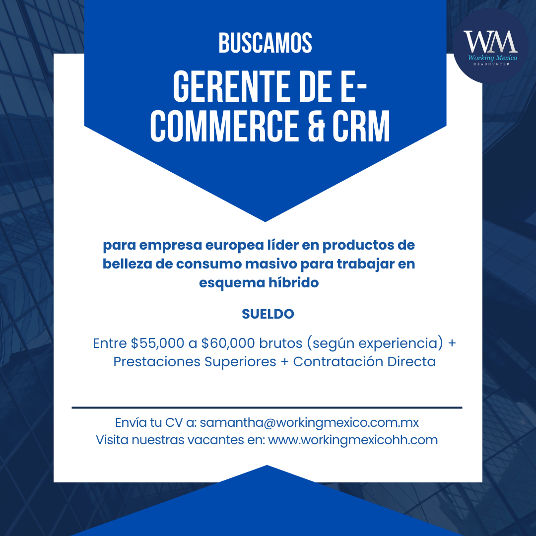 GERENTE DE E-COMMERCE & CRM